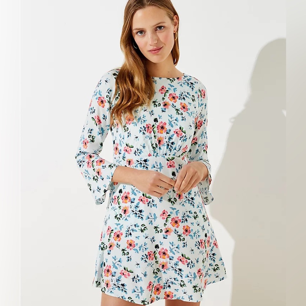 LOFT Floral Dress